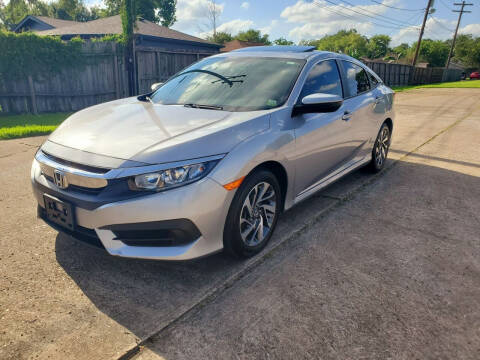 2018 Honda Civic for sale at MOTORSPORTS IMPORTS in Houston TX