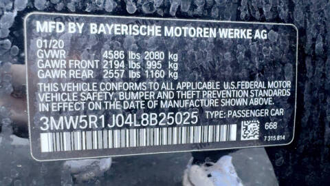 2020 BMW 3 Series 330i