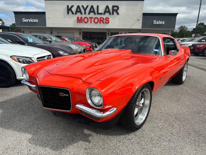 1973 Chevrolet Camaro for sale at KAYALAR MOTORS in Houston TX