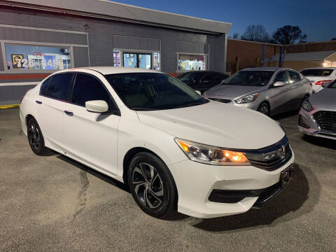 2016 Honda Accord for sale at City to City Auto Sales in Richmond VA