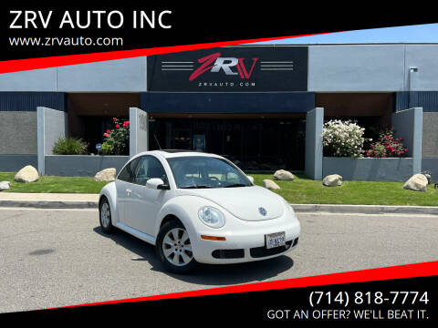 2009 Volkswagen New Beetle for sale at ZRV AUTO INC in Brea CA