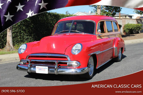 1951 Chevrolet Custom Tin Woodie for sale at American Classic Cars in La Verne CA