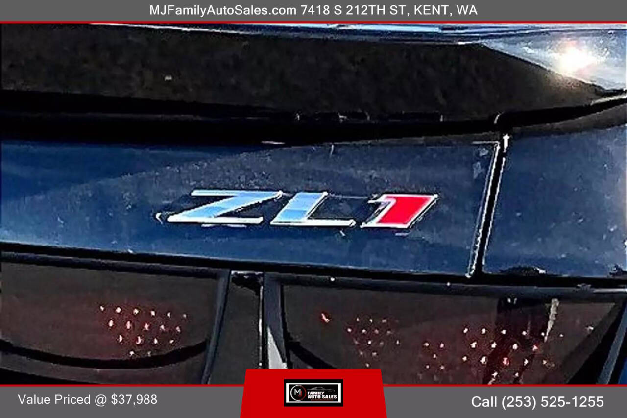 2013 Chevrolet Camaro for sale at MJ FAMILY AUTO SALES in Kent, WA