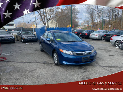 2012 Honda Civic for sale at Medford Gas & Service in Medford MA