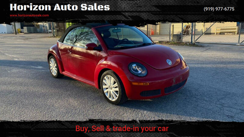2008 Volkswagen New Beetle Convertible for sale at Horizon Auto Sales in Raleigh NC