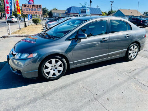 2011 Honda Civic for sale at Sunset Motors in Manteca CA