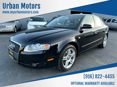 2007 Audi A4 for sale at Urban Motors in Sacramento CA