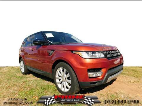 2014 Land Rover Range Rover Sport for sale at PRIME MOTORS LLC in Arlington VA