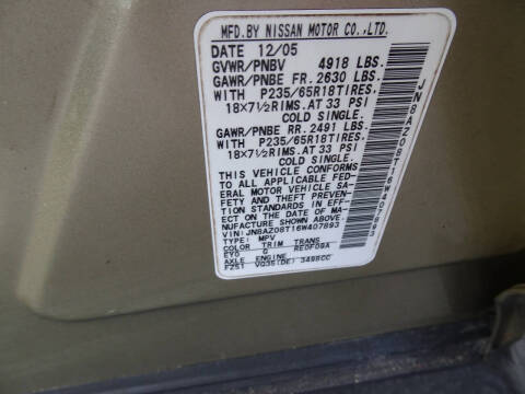 2006 Nissan Murano S