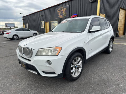 2011 BMW X3 for sale at BELOW BOOK AUTO SALES in Idaho Falls ID