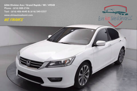 2014 Honda Accord for sale at Elvis Auto Sales LLC in Grand Rapids MI