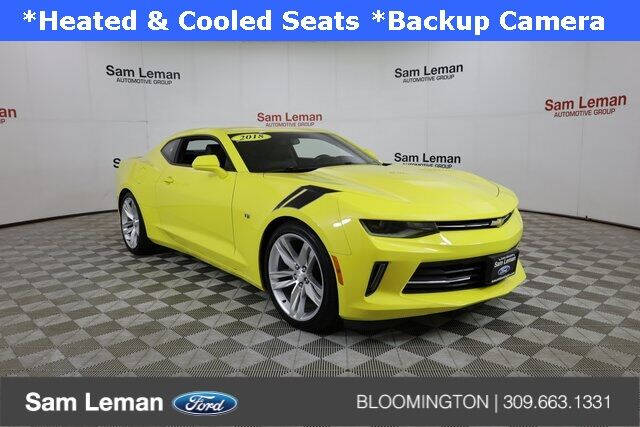 2018 Chevrolet Camaro for sale at Sam Leman Ford in Bloomington IL