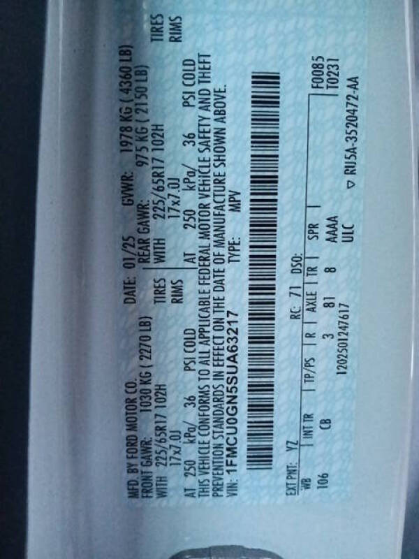 2025 Ford Escape Active