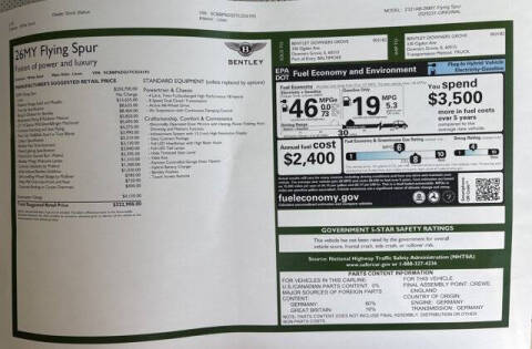 2026 Bentley Flying Spur