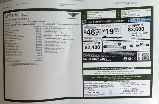 2026 Bentley Flying Spur