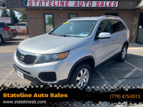 2012 Kia Sorento for sale at Stateline Auto Sales in South Beloit IL