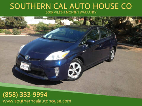 2014 Toyota Prius for sale at SOUTHERN CAL AUTO HOUSE in San Diego CA