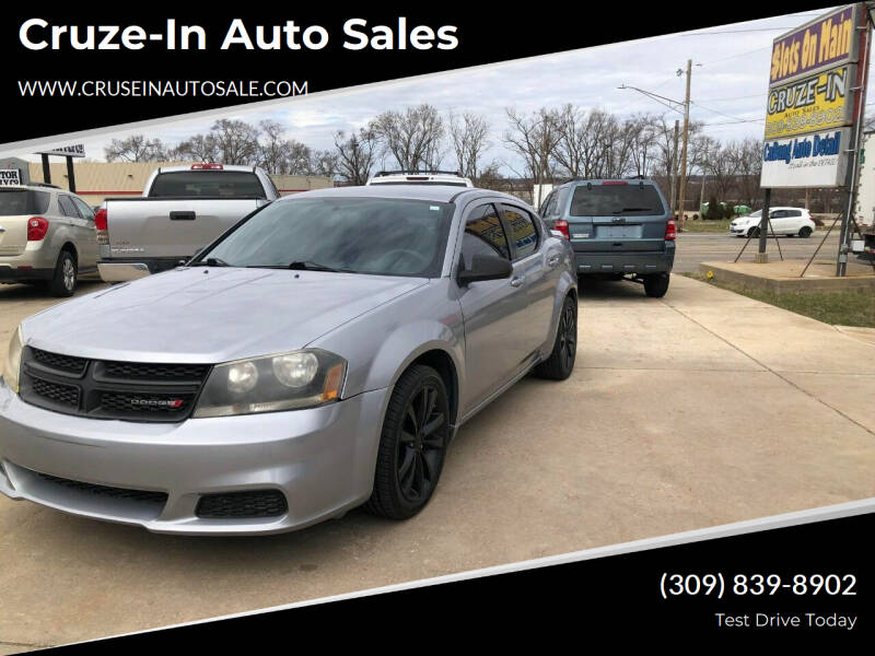 2013 Dodge Avenger for sale at Cruze-In Auto Sales in East Peoria IL