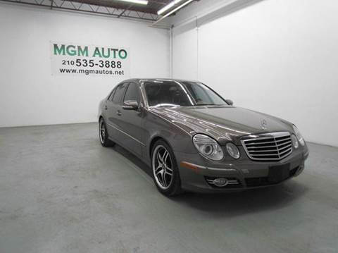 2008 Mercedes-Benz E-Class for sale at MGM Auto in San Antonio, TX