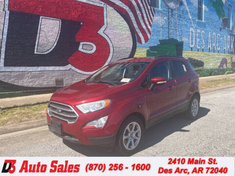 2019 Ford EcoSport for sale at D3 Auto Sales in Des Arc AR