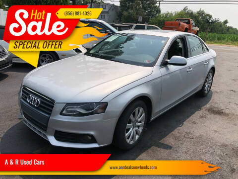 2012 Audi A4 for sale at A & R Used Cars in Clayton NJ