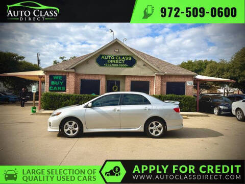 2013 Toyota Corolla for sale at Auto Class Direct in Plano TX