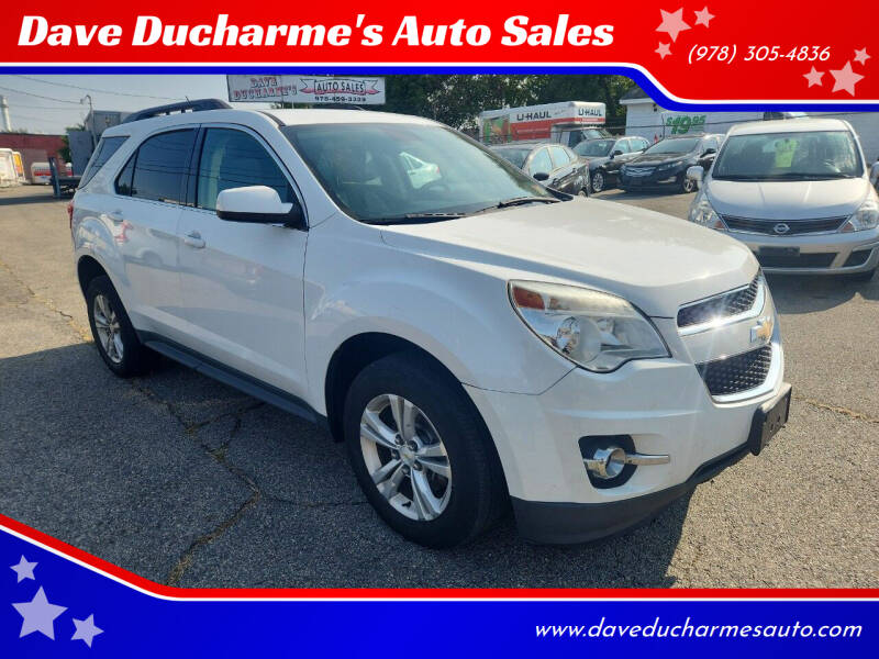 2015 Chevrolet Equinox for sale at Dave Ducharme's Auto Sales in Lowell MA