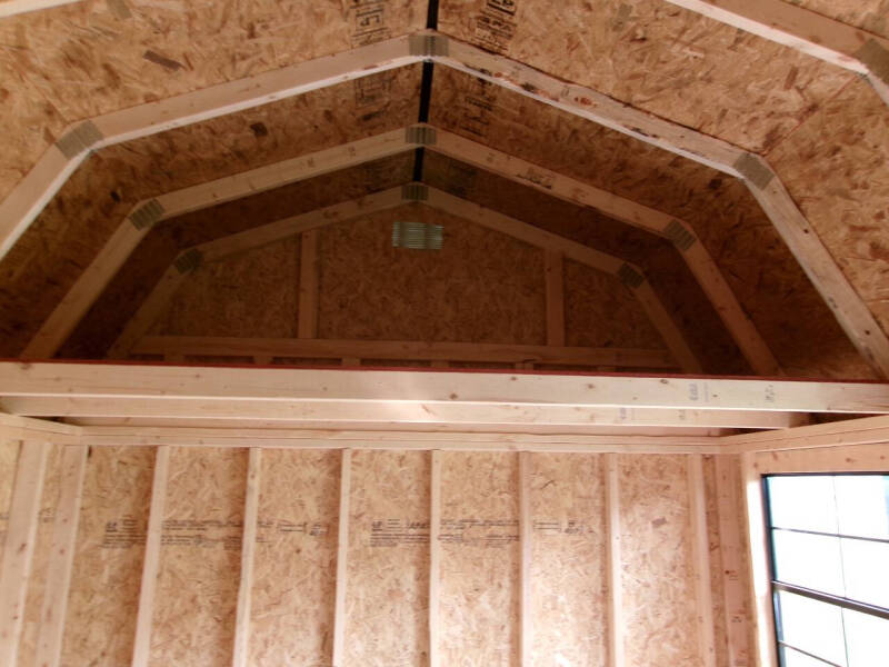 10 x 16 side lofted barn