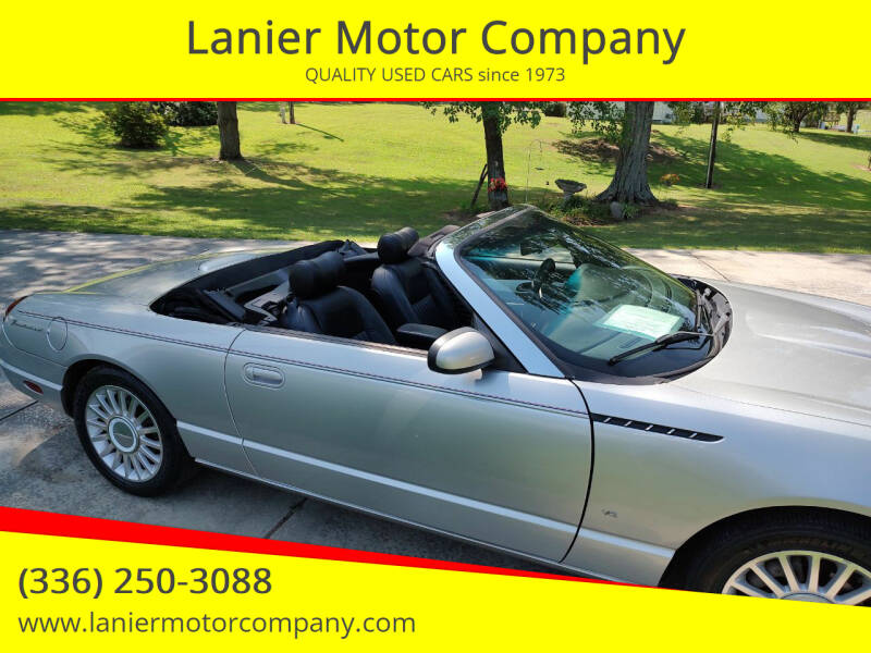 2004 Ford Thunderbird for sale at Lanier Motor Company in Lexington NC