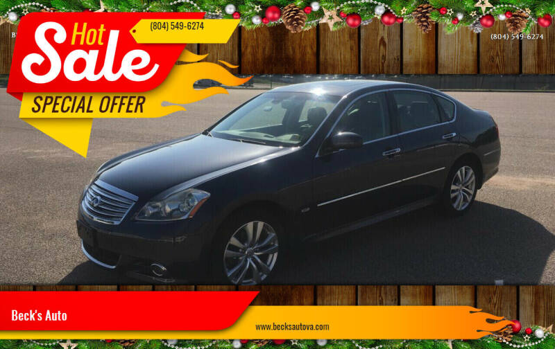 2009 Infiniti M35 for sale at Beck's Auto in Chesterfield VA