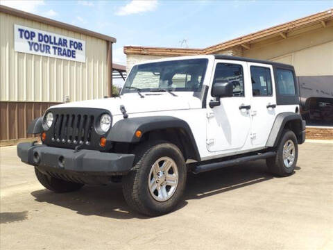 2013 Jeep Wrangler Unlimited for sale at HALLER WHOLESALE AUTO in El Reno OK