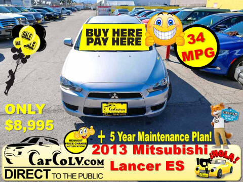2013 Mitsubishi Lancer for sale at The Car Company in Las Vegas NV