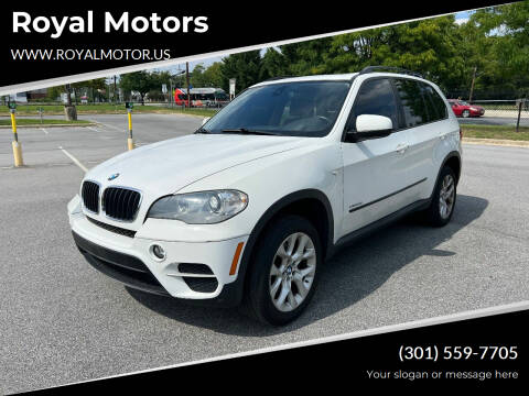 2013 BMW X5 for sale at Royal Motors in Hyattsville MD