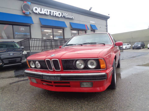 1988 BMW 6 Series for sale at Quattro Motors 2 - 1 in Redford MI