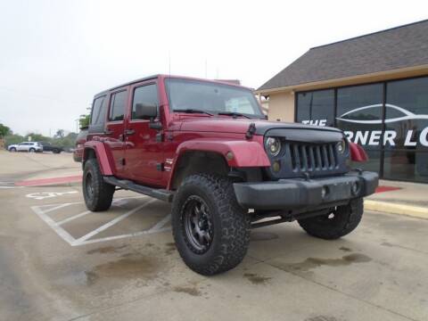 2013 Jeep Wrangler Unlimited for sale at Cornerlot.net in Bryan TX
