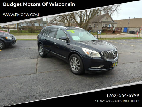 2015 Buick Enclave for sale at Budget Motors of Wisconsin in Racine WI