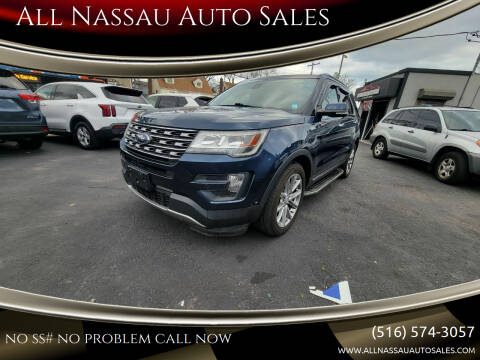 2016 Ford Explorer for sale at All Nassau Auto Sales in Nassau NY