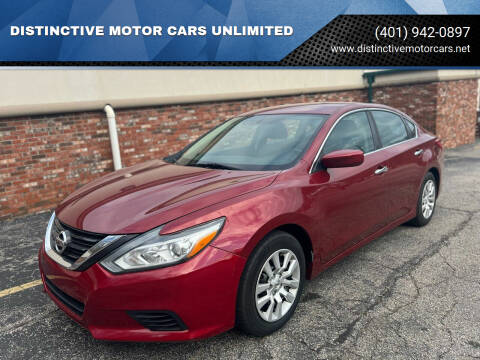 2016 Nissan Altima for sale at DISTINCTIVE MOTOR CARS UNLIMITED in Johnston RI