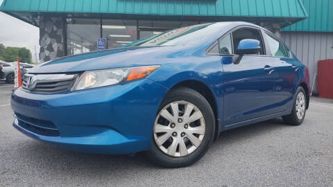 2012 Honda Civic for sale at AUTO TRATOS in Mableton GA