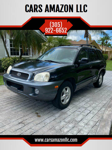 2004 Hyundai Santa Fe for sale at CARS AMAZON LLC in Miami FL