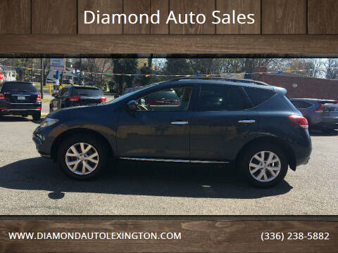 2012 Nissan Murano for sale at Diamond Auto Sales in Lexington NC
