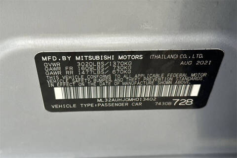 2021 Mitsubishi Mirage
