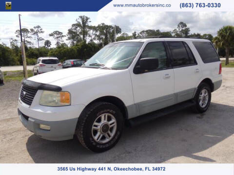 2003 Ford Expedition for sale at M & M AUTO BROKERS INC in Okeechobee FL