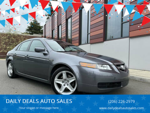 2005 Acura TL for sale at DAILY DEALS AUTO SALES in Seattle WA