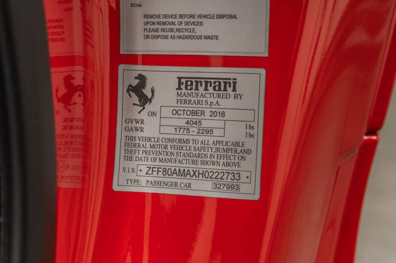 2017 Ferrari 488 Spider