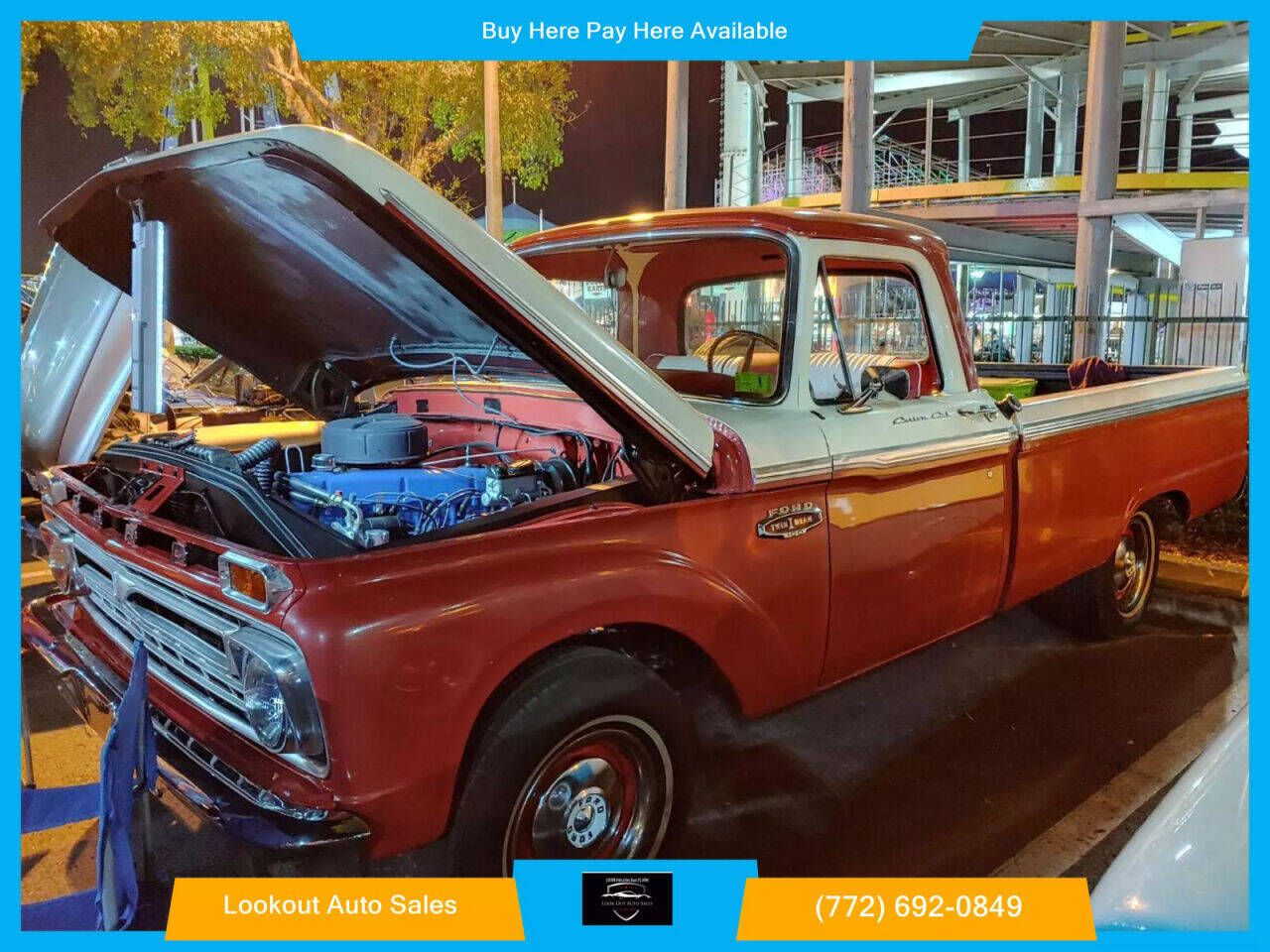 1966 Ford F SERIES for sale at Lookout Auto Sales in Stuart, FL