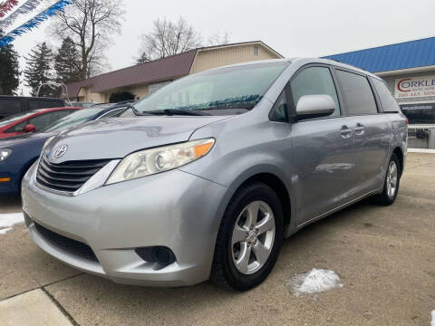 2011 Toyota Sienna for sale at Corkle Auto Sales INC in Angola IN