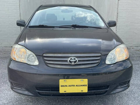 2003 Toyota Corolla for sale at Auto Alliance in Houston TX