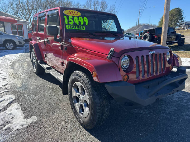 2012 Jeep Wrangler Unlimited for sale at Kerwin's Volunteer Motors in Bristol TN