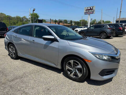 2016 Honda Civic for sale at SKY AUTO SALES in Detroit MI